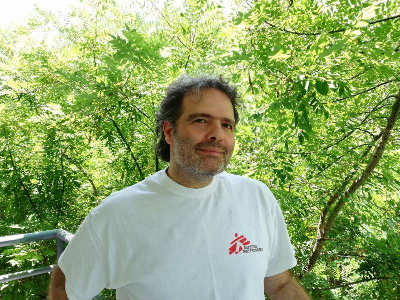 Vasilis Stravaridis, director de Médicos Sin Fronteras Grecia. / Katerina Kampiti
