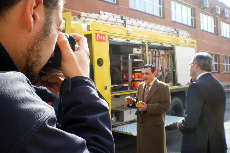 Diseñan un sistema innovador para revisar equipamientos y materiales en los parques de bomberos (II)