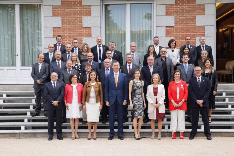 Los Reyes reciben a los responsables de los centros y unidades ‘Severo Ochoa’ y ‘María de Maeztu’