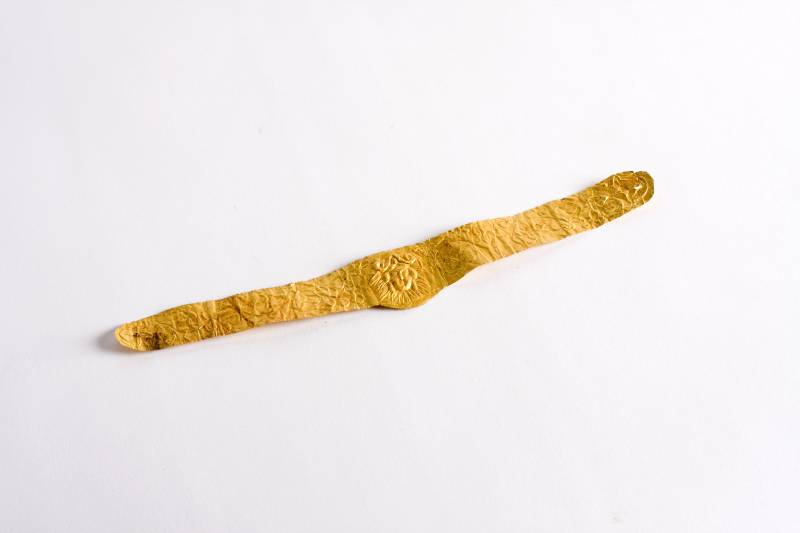 Una diadema de oro de los emperadores romanos