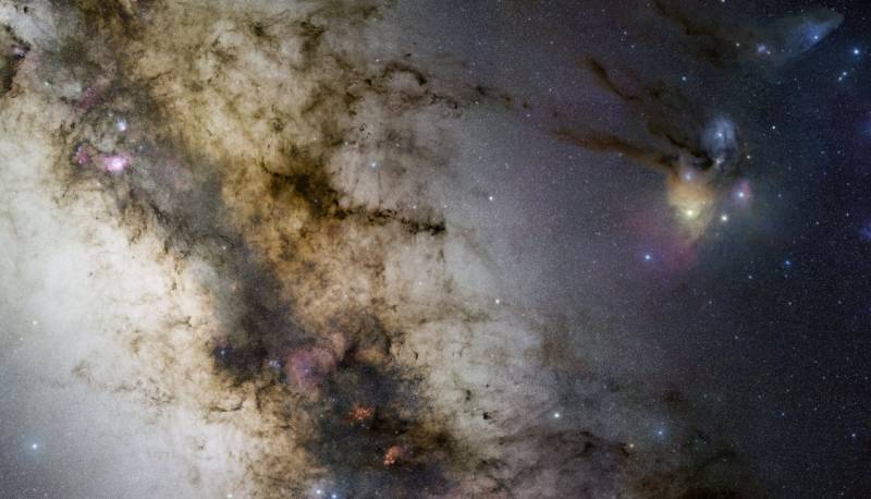 Un zoom hacia el interior de la Vía Láctea