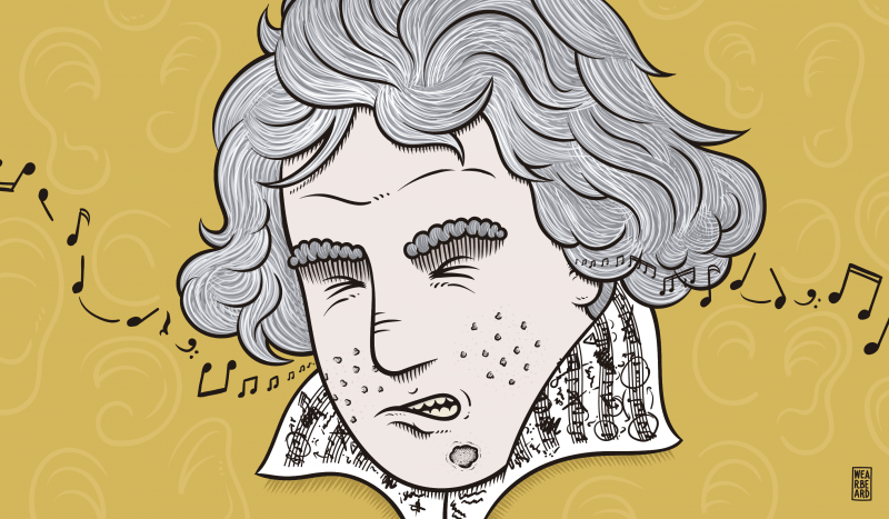 Ilustración de Beethoven