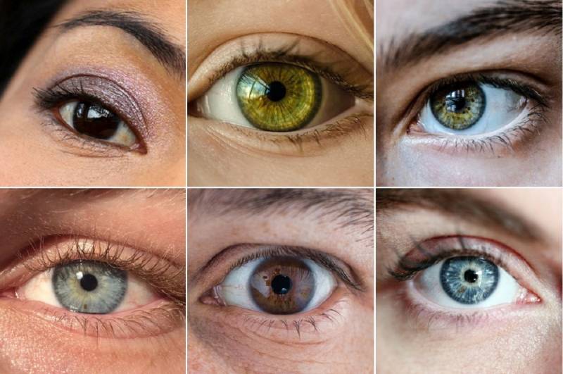 color de ojos