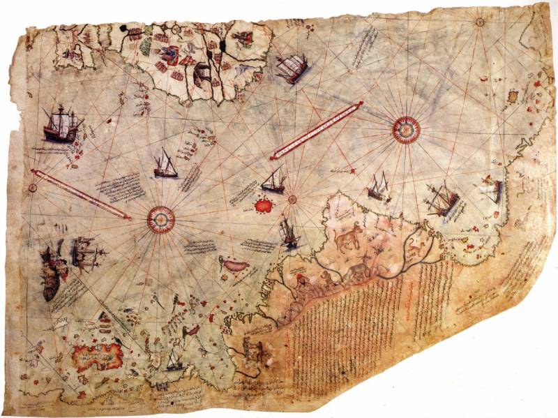 Mapa de Piri Reis / Wikipedia