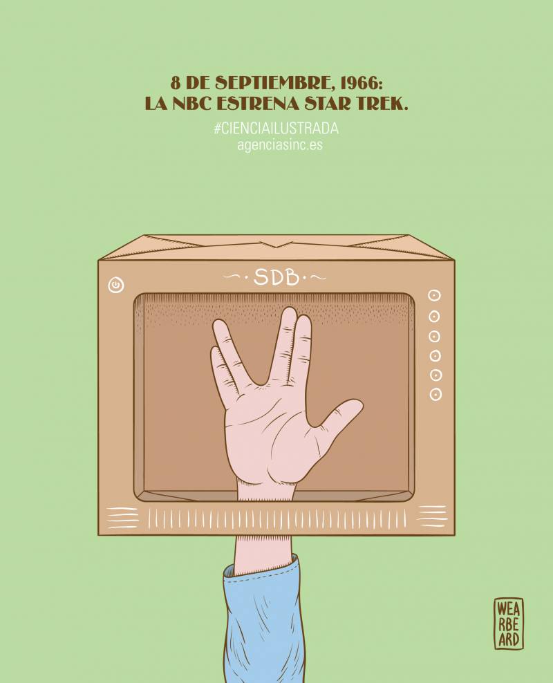 El 8 de septiembre de 1966 se estrena Star Trek: The Original Series. / SINC