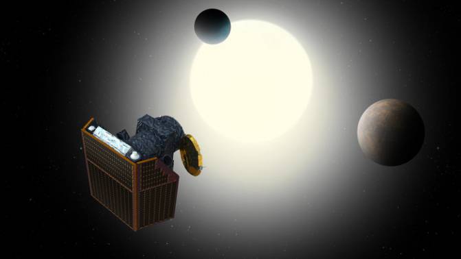 Ilustración de Cheops, el satélite para la caracterización de exoplanetas. / ESA/ATG medialab