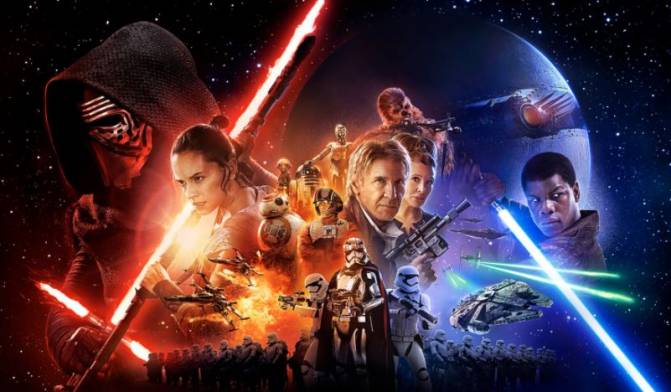 Cartel del Episodio VII de la Guerra de las galaxias. / Disney