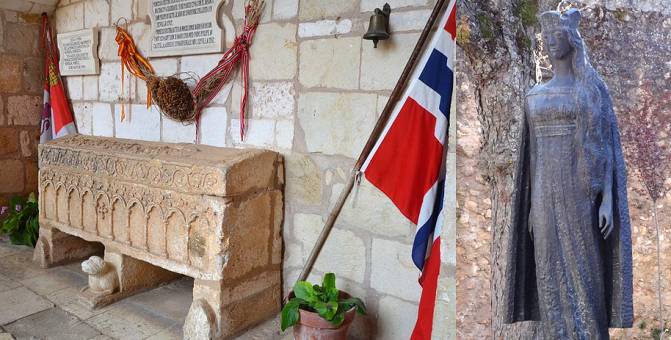 Sepulcro de la princesa Kristina de Noruega en Covarrubias (Burgos). / Fundación Kristina de Noruega