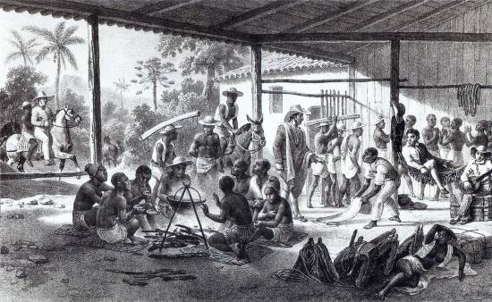 Según algunos estudiosos del mito zombi, este reproduce la tragedia de los africanos sometidos por los traficantes de esclavos y desposeídos de su identidad. Imagen: Wikipedia