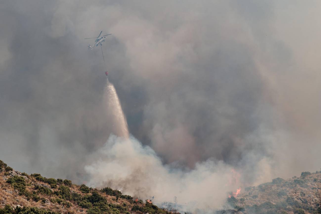 aeronaves del servicio de Bomberos