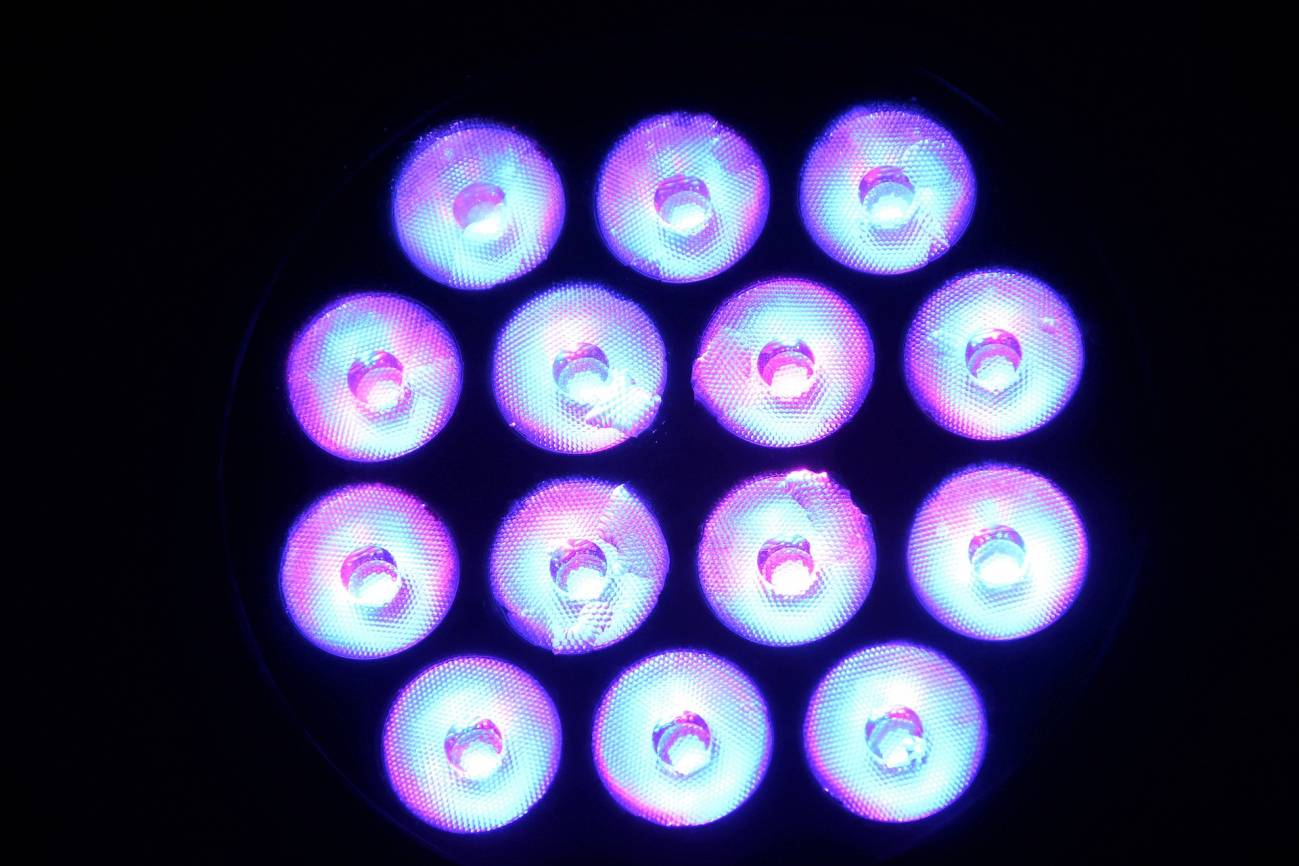 Diodos LED morados