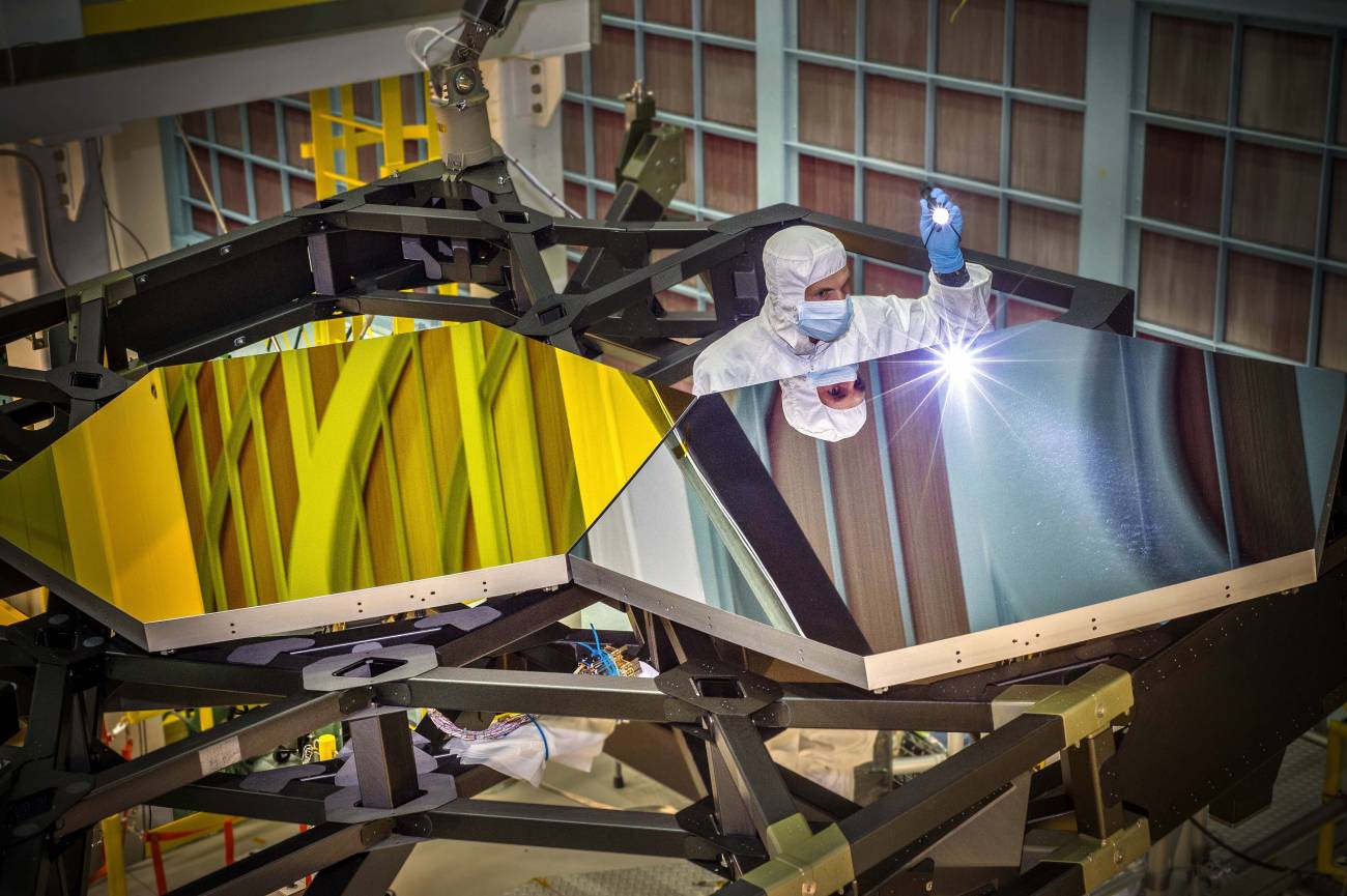Los espejos del Telescopio Espacial James Webb se ponen a prueba