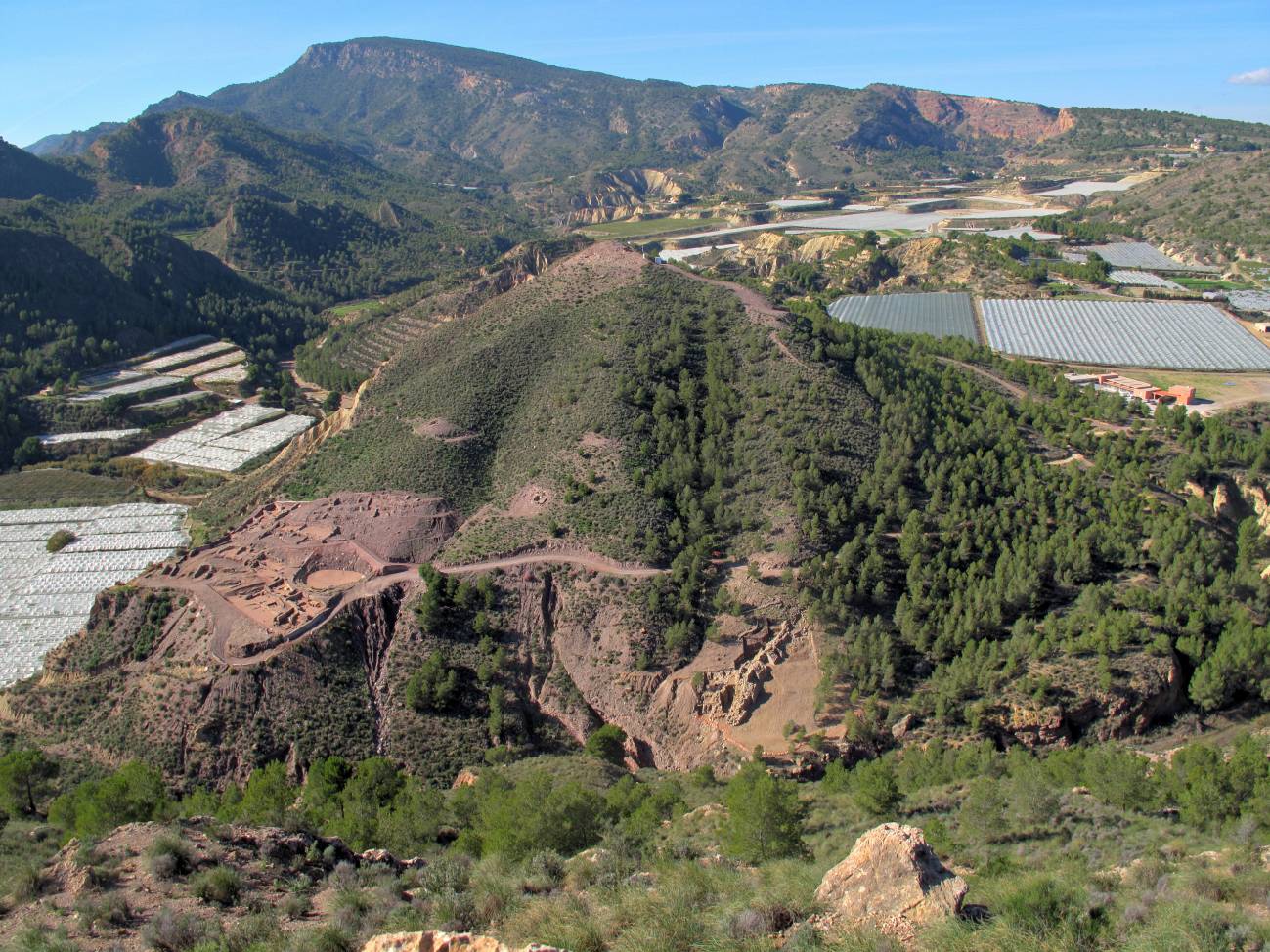 Poblado fortificado de La Bastida (Totana, Murcia). Es uno de los asentamientos más grandes y mejor excavados de El Argar (2200-1550 ANE). / ©ASOME-UAB