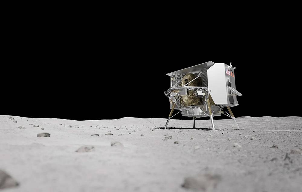 El módulo de aterrizaje Peregrine llevará cinco cargas útiles de la NASA a la Luna. / Astrobotic
