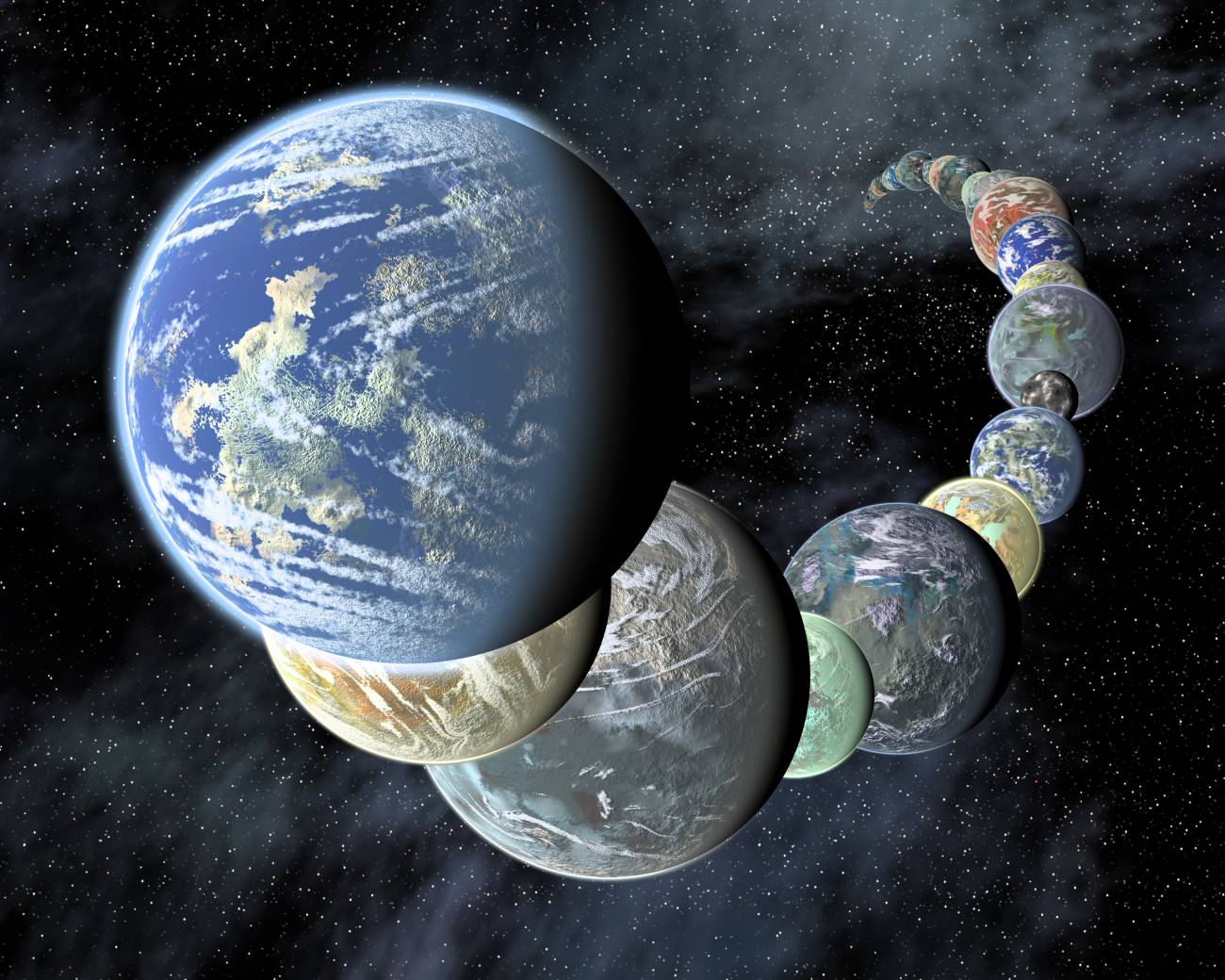 Cien mil millones de planetas en la Vía Láctea