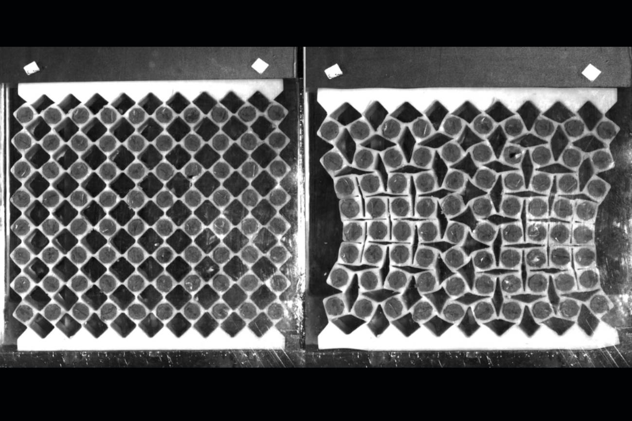 Imagen del metamaterial reprogramado