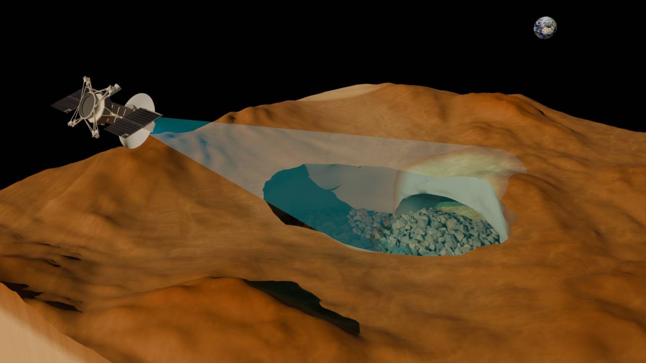 Hallan por primera vez una cueva volcánica en Venus