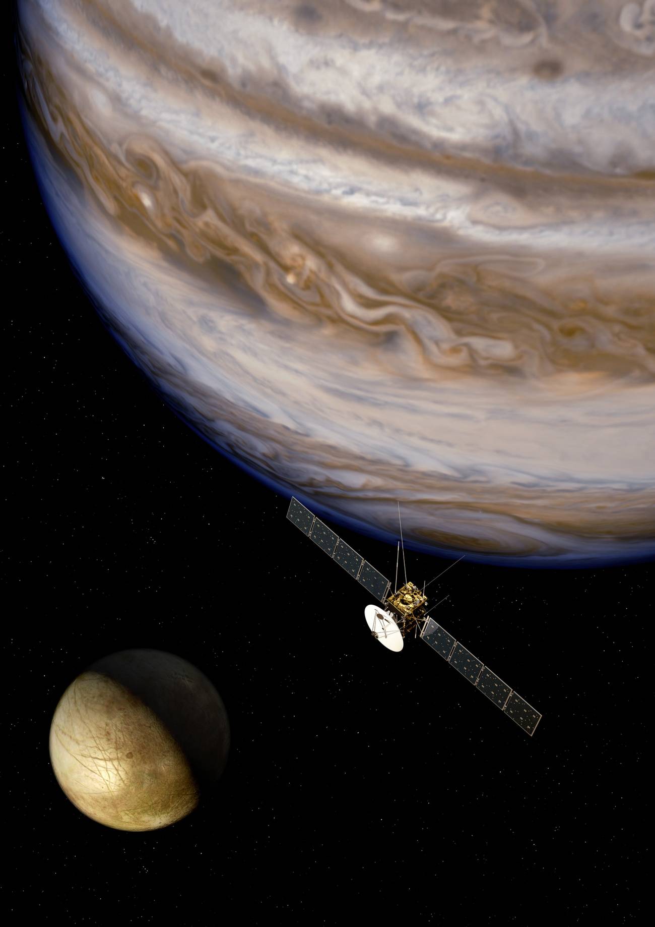 Lunas heladas de Júpiter, próxima gran misión de la ciencia europea