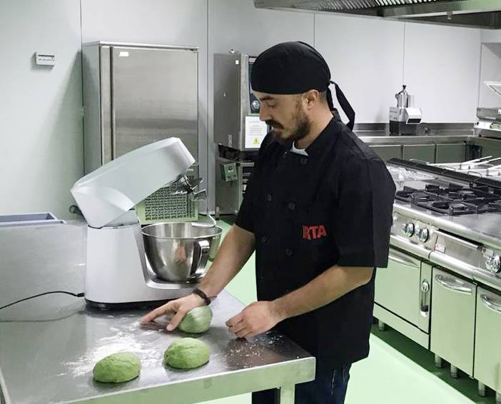 Pan y galletas con microalgas marinas