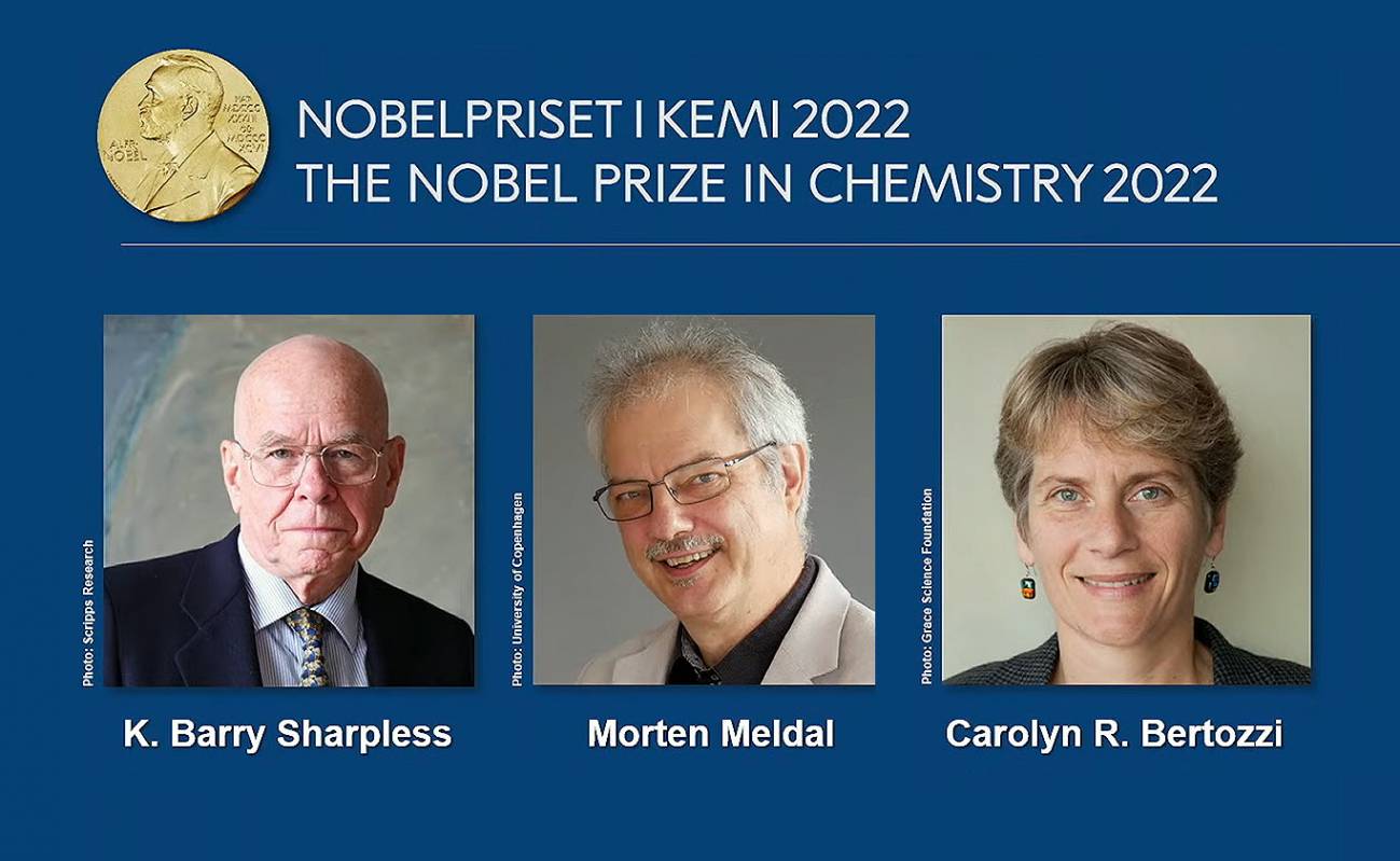 Premio Nobel de Química 2022 para procesos más sencillos y funcionales