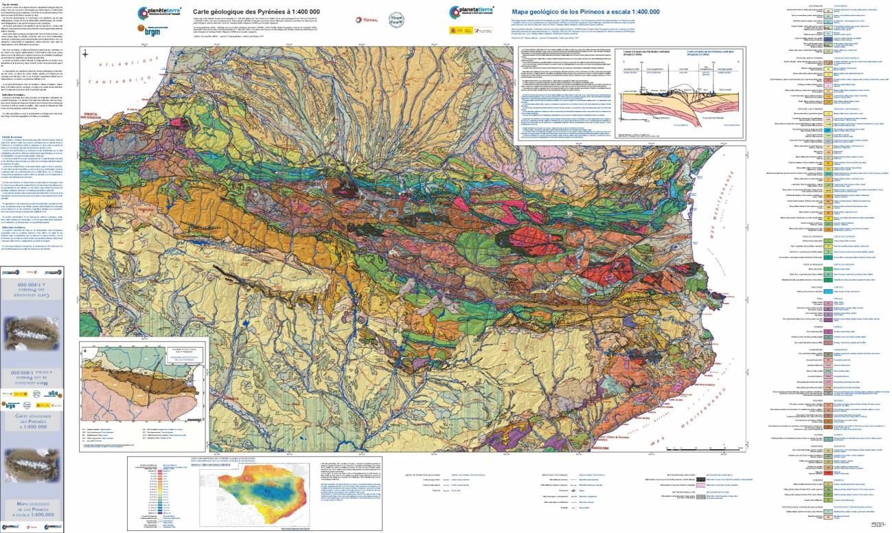 Se presenta el primer mapa geológico completo de los Pirineos