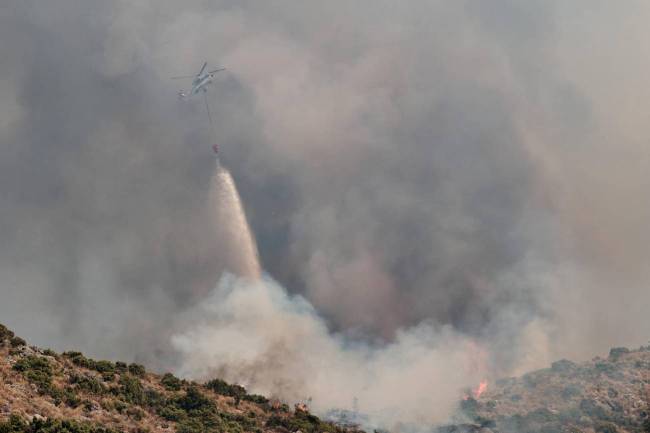 aeronaves del servicio de Bomberos