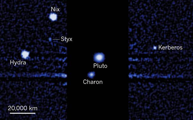 Datos inéditos de las lunas de Plutón preparan la visita de New Horizons