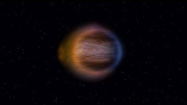 Descubren la verdadera forma de la atmósfera de un exoplaneta caliente