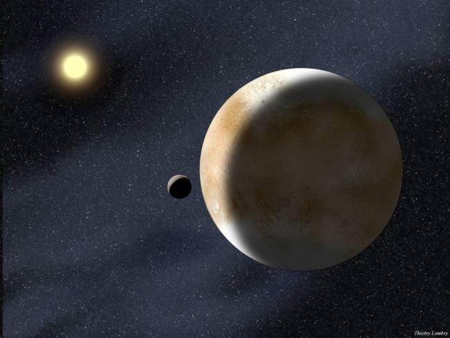 Analizan el espectro de un posible planeta enano 