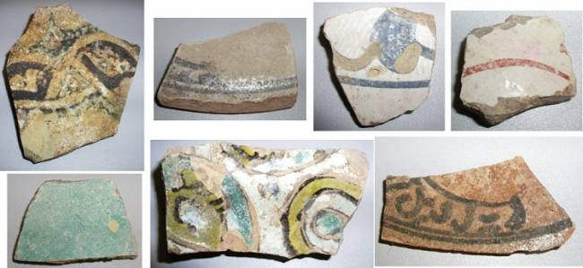 Así se colorearon las cerámicas vidriadas de la Alcazaba de Almería