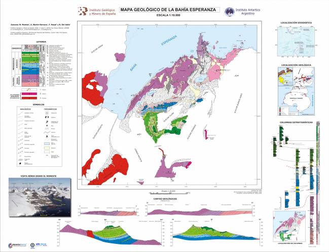 Mapa Geológico de la Bahía Esperanza