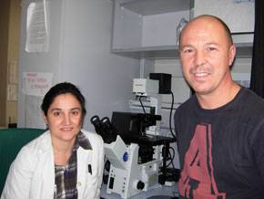 María Morell y Mario Delgado