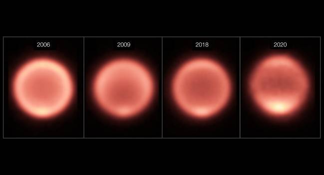 Detectados cambios sorprendentes en la temperatura de Neptuno