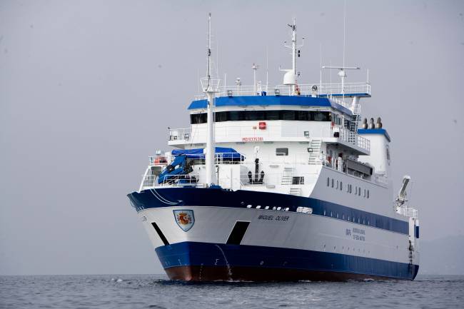 El buque ‘Miguel Oliver’ inicia la segunda fase de su misión para localizar ecosistemas vulnerables en aguas del Atlántico suroccidental
