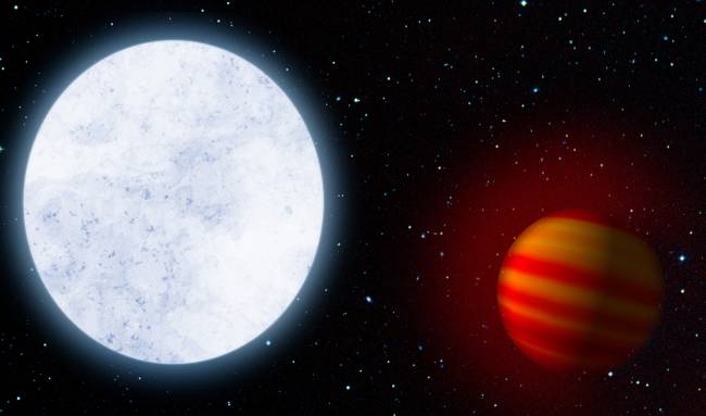 El exoplaneta más caliente es arrastrado hacia su estrella 