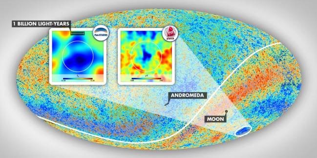 Encontrada una explicación al Punto Frío del universo