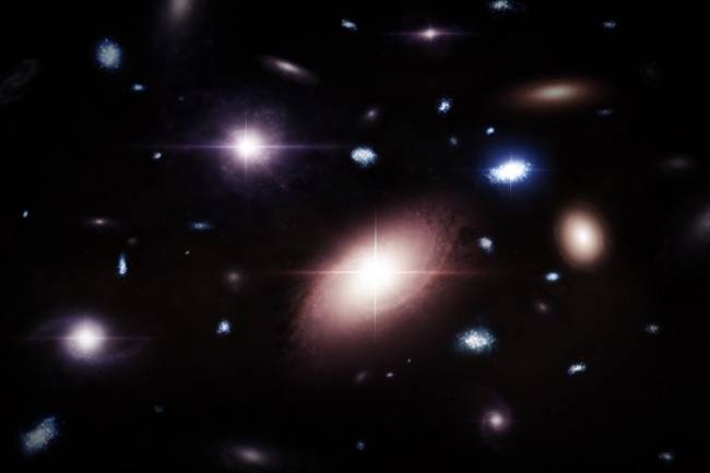 agujeros negros, galaxias