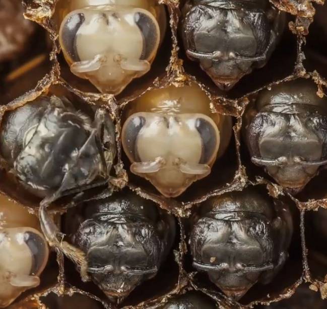La metamorfosis de las abejas obreras