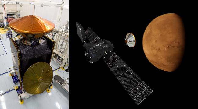 La misión ExoMars 2016 abandona Europa