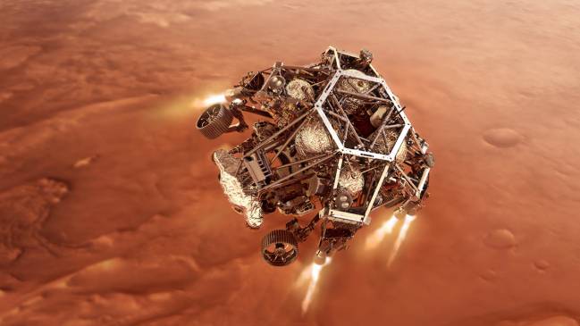 La NASA retransmite en español el amartizaje de Perseverance