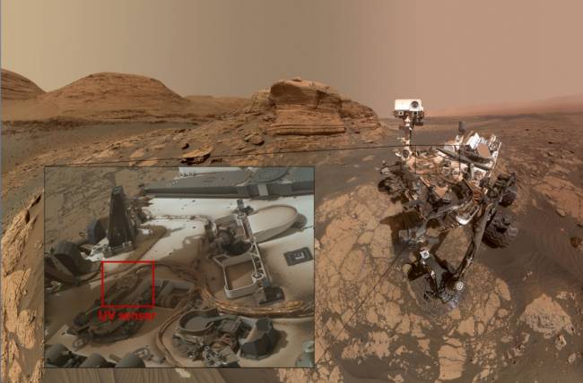 Sensor ultravioleta embarcado en el róver Curiosity de la misión NASA Mars Science Laboratory.
