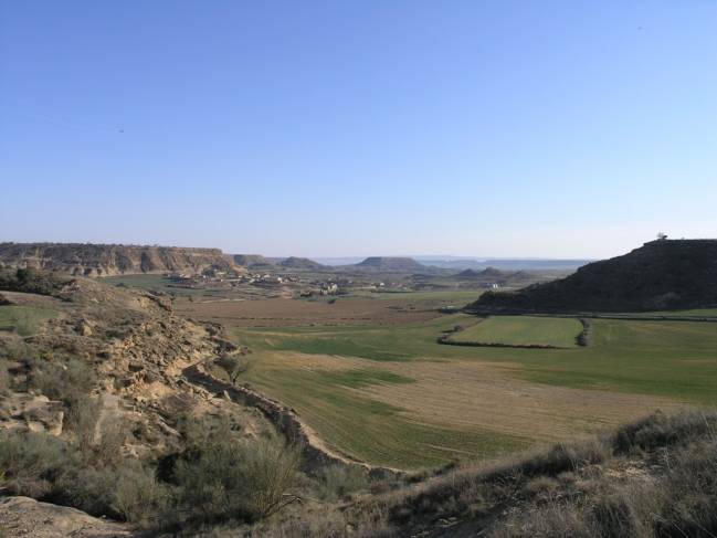La red fluvial de la cuenca del Ebro se inició hace más de un millón de años