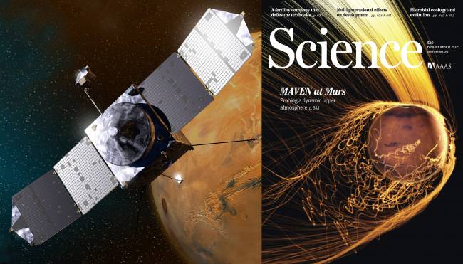 La sonda MAVEN detecta ‘zarcillos de fuego’ en la atmósfera de Marte