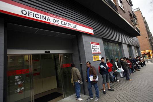 La tasa de paro en España alcanza el 21,29% de la población