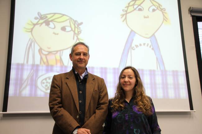  Los investigadores de la UGR autores de este trabajo, Concepción Alonso Valdivieso y Jesús Pertíñez López (UGRdivulga). 