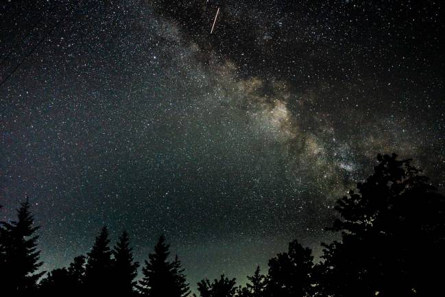 Imagen de una noche estrellada 