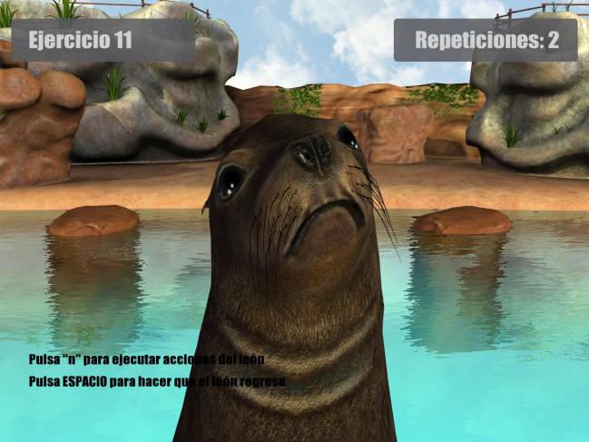 Los leones marinos virtuales ayudan a la rehabilitación de pacientes con daño cerebral