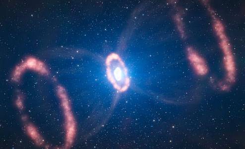 Observan una explosión estelar en 3D