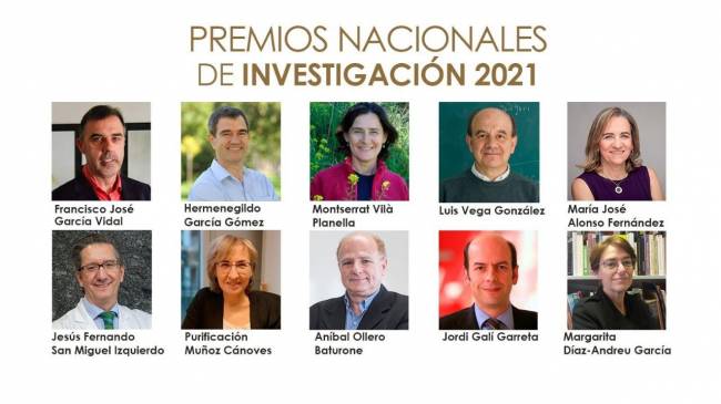 Otorgados los Premios Nacionales de Investigación a seis hombres y cuatro mujeres