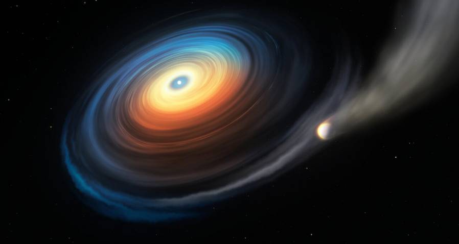 Primera observación de un planeta gigante alrededor de una enana blanca